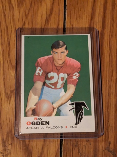 Ray Ogden TOPPS Football Card 1969 #206 NFL