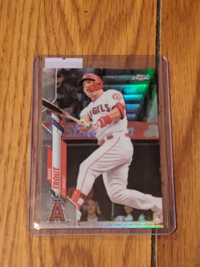 MIKE TROUT 2020 Topps Chrome Refractor insert