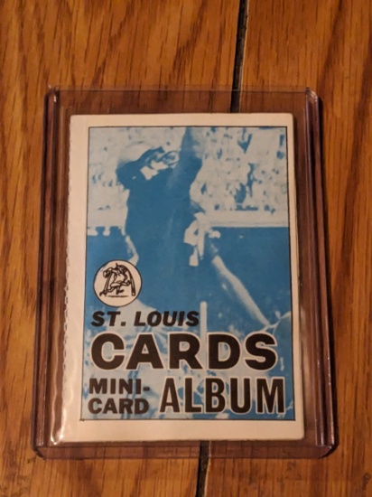 1969 TOPPS ST. LOUIS CARDINALS MINI-CARD ALBUM, #14/26