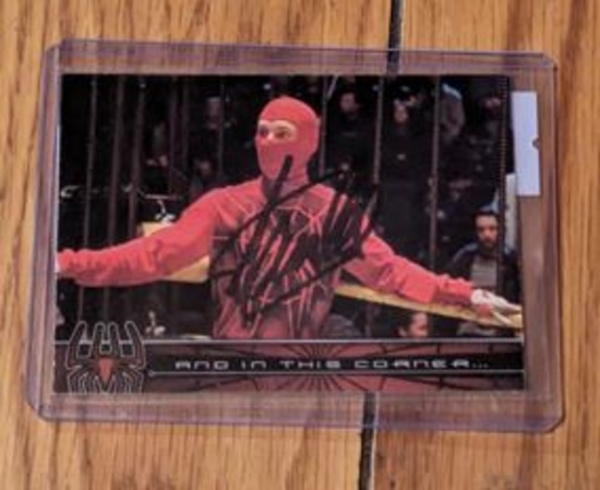 Stan Lee autographed card w/coa/ spiderman card