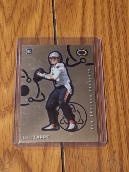 2022 Panini Chronicles Bailey Zappe Dynagon Silver RC #D-3 Patriots RC