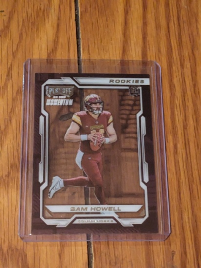 2022 Chronicles-Playoff Momentum-Sam Howell-RC-Rookies-Commanders-PMR-5-Acetate