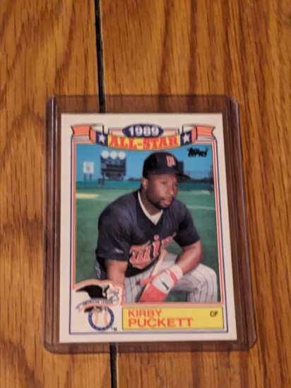 1990 Topps Kirby Puckett 1989 All-Star Commemorative Set #18 - HOF