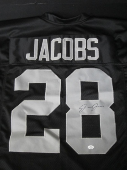 Josh Jacobs signed jersey with coa
