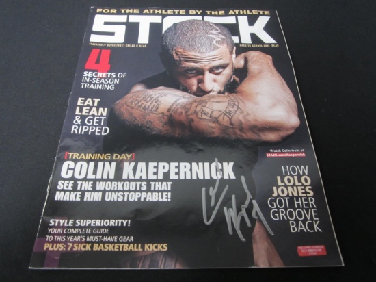 Colin Kaepernick Signed Magazine RCA COA