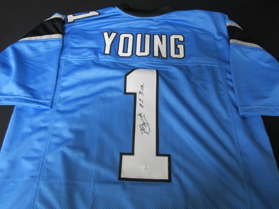 BRYCE YOUNG SIGNED JERSEY WITH INSC COA