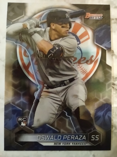 2023 Bowman Best Rookie Refractor Oswald Peraza #64