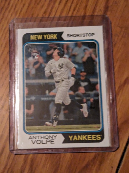 2023 Topps Heritage Anthony Volpe RC #599 New York Yankees