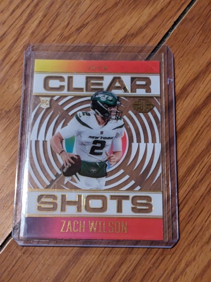 2021 Illusions Zach Wilson RC Clear Shots Acetate #CS-17 New York Jets