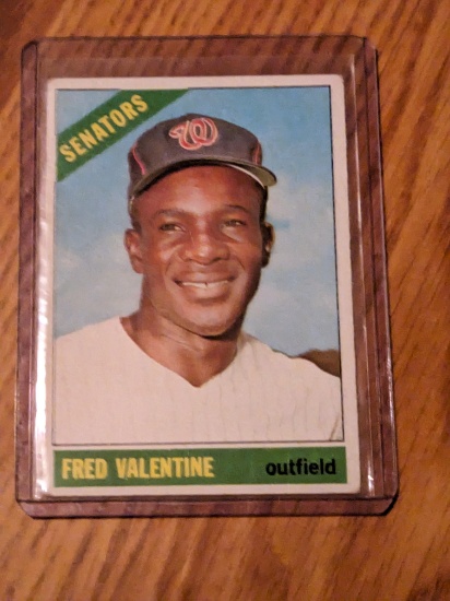 1966 Topps #351 Fred Valentine Washington Senators Vintage Baseball Card