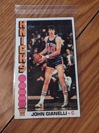 John Gianelli 1976-77 Topps jumbo card