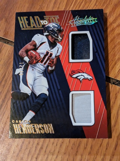 Carlos Henderson patch 2016 absolute nfl