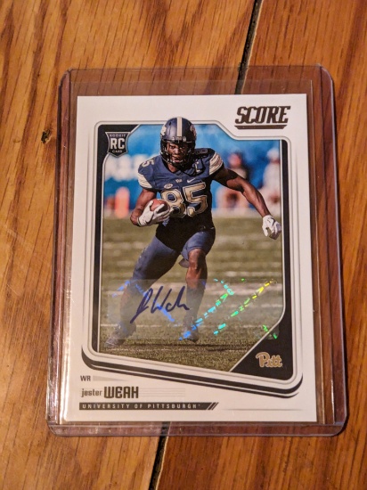 2018 Score Rookie RC #430 Jester Weah Pittsburgh Panthers Football Card