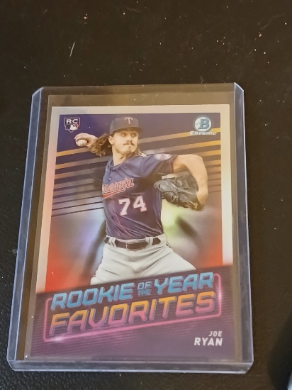 2022 Bowman Chrome Refractor Rookie Of The Year Favorites Joe Ryan Rc #ROYF-13