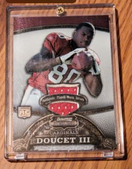 217/569 SP 2008 Bowman Sterling Large Swatch Early Doucet III #172 Rookie RC