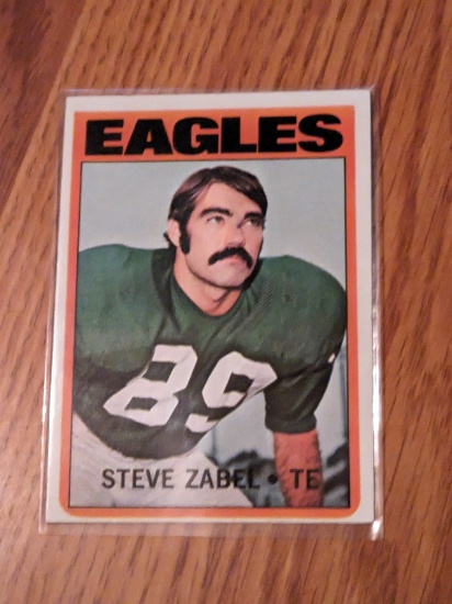 1972 Topps Steve Zabel Football Cards #21