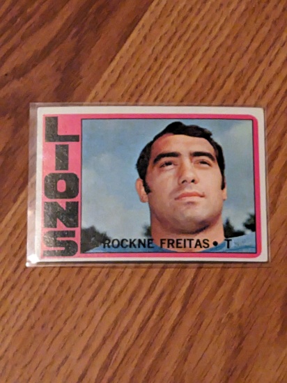 1972 Topps Football Card #94 Rockne Freitas