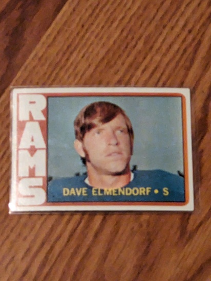 1972 Topps (ROOKIE CARD) Dave Elmendorf #109