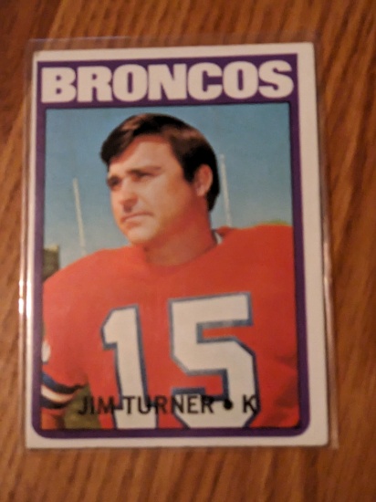 1972 TOPPS Jim Turner football card #226