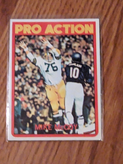Mike Mccoy Pro Action TOPPS Football Card 1972 #260 NFL