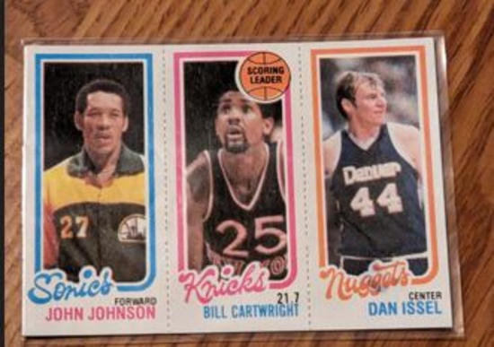 1980 1980/81 TOPPS NBA BASKETBALL CARD 163 BILL CARTWRIGHT RC
