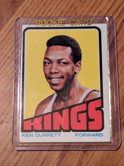 1972 Topps #134 Ken Durrett KC-Omaha Kings NBA Vintage Basketball Card