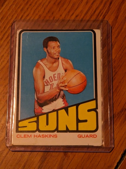 1972 Topps #72 Clem Haskins Phoenix Suns NBA Vintage Basketball Card