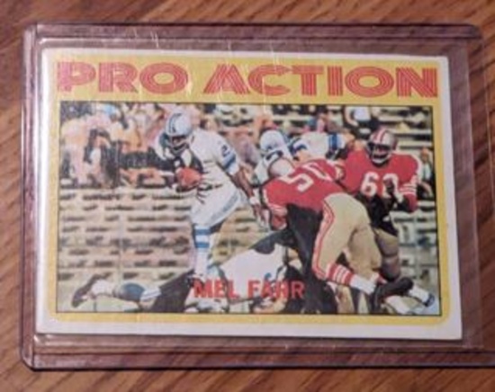 Mel Farr Pro Action TOPPS Football Card 1972 #250 NFL