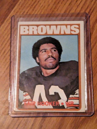 1972 Topps #239 Fair Hooker Cleveland Browns RC Rookie Vintage