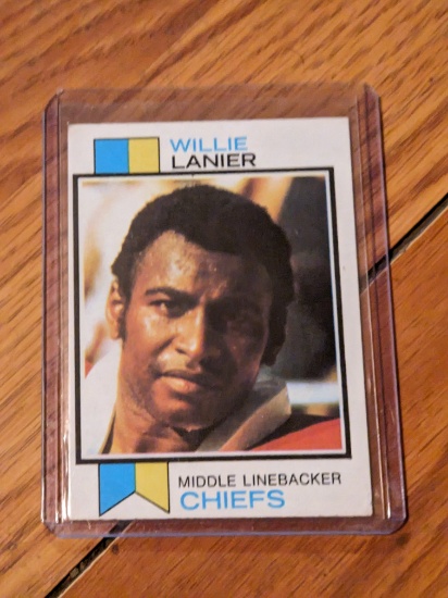 1973 Topps Willie Lanier #410 Kansas City Chiefs Football Card