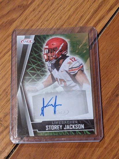 Storey Jackson 2022 SAGE HIT RC Autograph Rookie Auto #A-SJ Liberty Flames