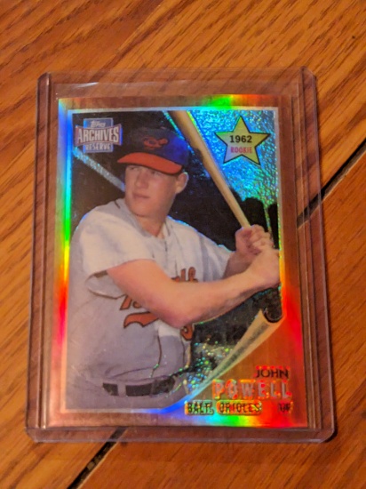 2001 Topps Archives Refractor Baseball John Powell Rookie #99 Baltimore Orioles