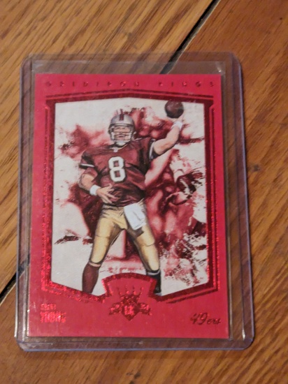 2015 PANINI GRIDIRON KINGS RED FRAME STEVE YOUNG SAN FRANCISCO 49ERS #176