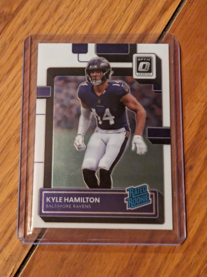 2022 Panini Donruss Optic #238 Kyle Hamilton Rated Rookie Ravens