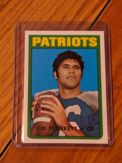 2012 Topps Jim Plunkett 1972 Topps #65 Rookie Reprint Patriots