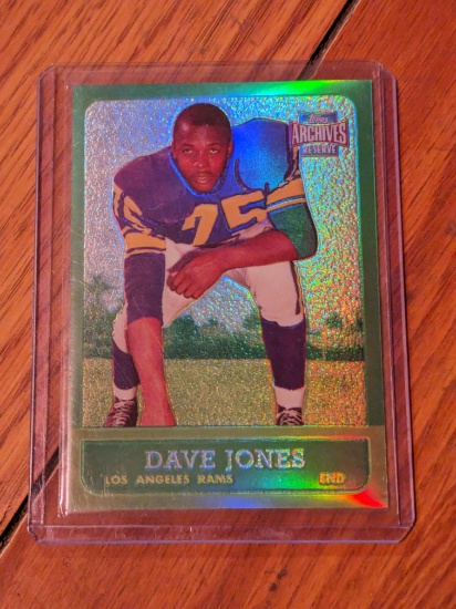 2001 Topps Archives Dave Jones REPRINT Rookie Refractor Los Angeles Rams #44