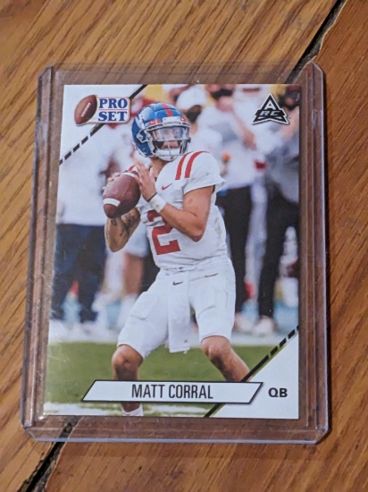 Matt Corral 2021 leaf pro set rc