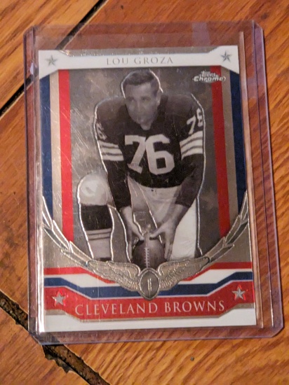 2008 Topps Chrome Football Honor Roll #HR-LG Lou Groza insert