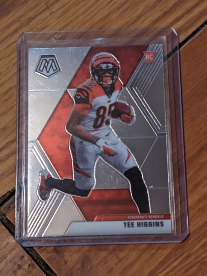 2020 Panini Mosaic Tee Higgins Base RC #213 Cincinnati Bengals Rookie