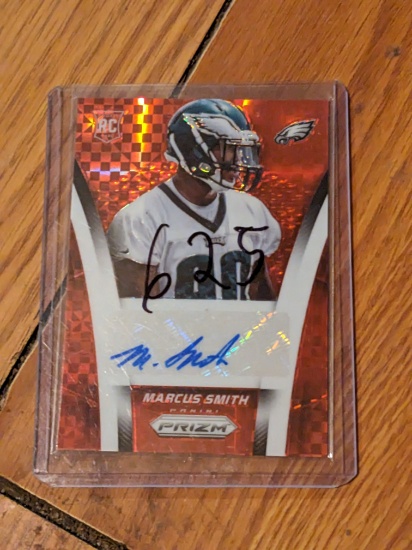 12/35 SP 2014 Marcus Smith Prizm Red Wave Auto RC