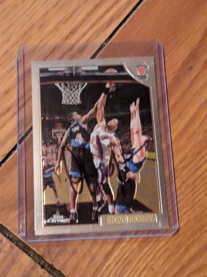 Alonzo Mourning autographed card w/coa