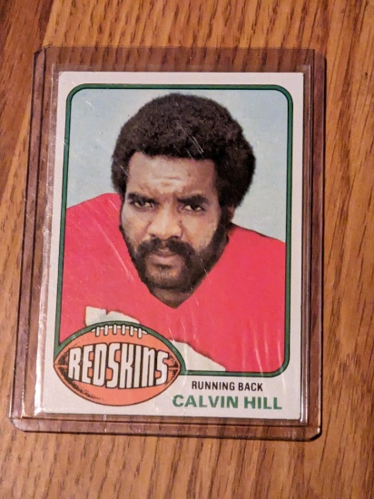 1976 Topps Calvin Hill Football Card #131 Washington Redskins