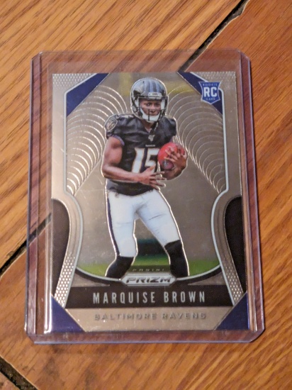 2019 Panini Prizm RC #341 Marquise Brown Baltimore Ravens Football Card