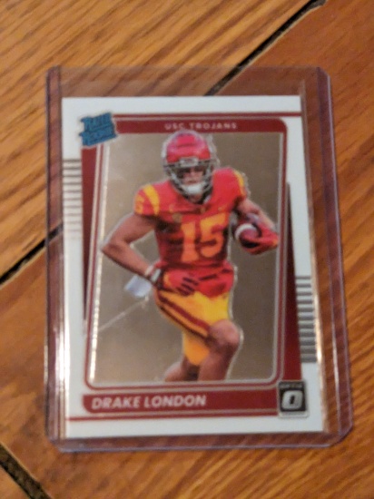 2022 Chronicles Optic Rated Rookie Drake London USC Trojans Atlanta Falcons #12