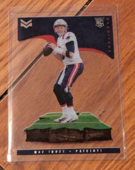 Mac Jones Rookie Card (RC) MAG-9 - Magnitude - Patriots 2021 Panini Chronicles