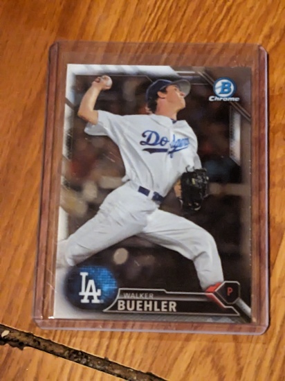 2016 Bowman Chrome Refractor Prospects #BCP78 Walker Buehler - Los Angeles Dodgers