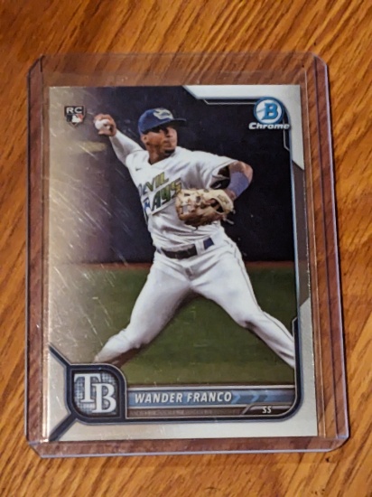 2022 Bowman Chrome Baseball #10 Wander Franco RC - Tampa Bay Rays