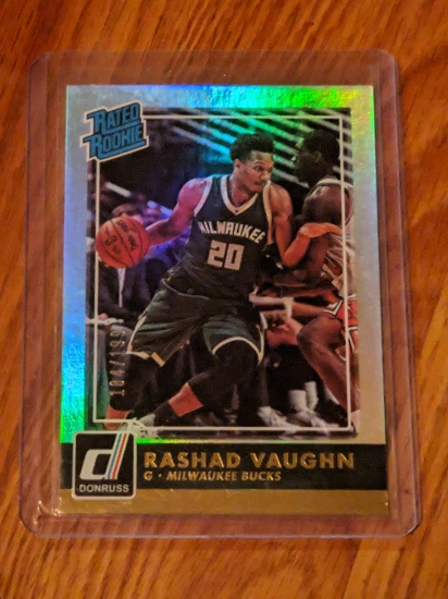 2015-16 Panini Donruss Rated Rookie Rashad Vaughn holo Refractor #214 Rookie RC