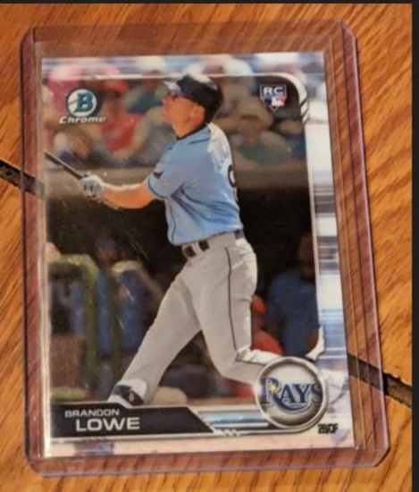 BRANDON LOWE 2019 BOWMAN CHROME ROOKIE #10