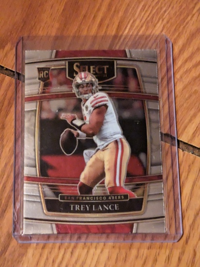2021 Panini Select Trey Lance RC #45 Concourse Level San Francisco 49ers